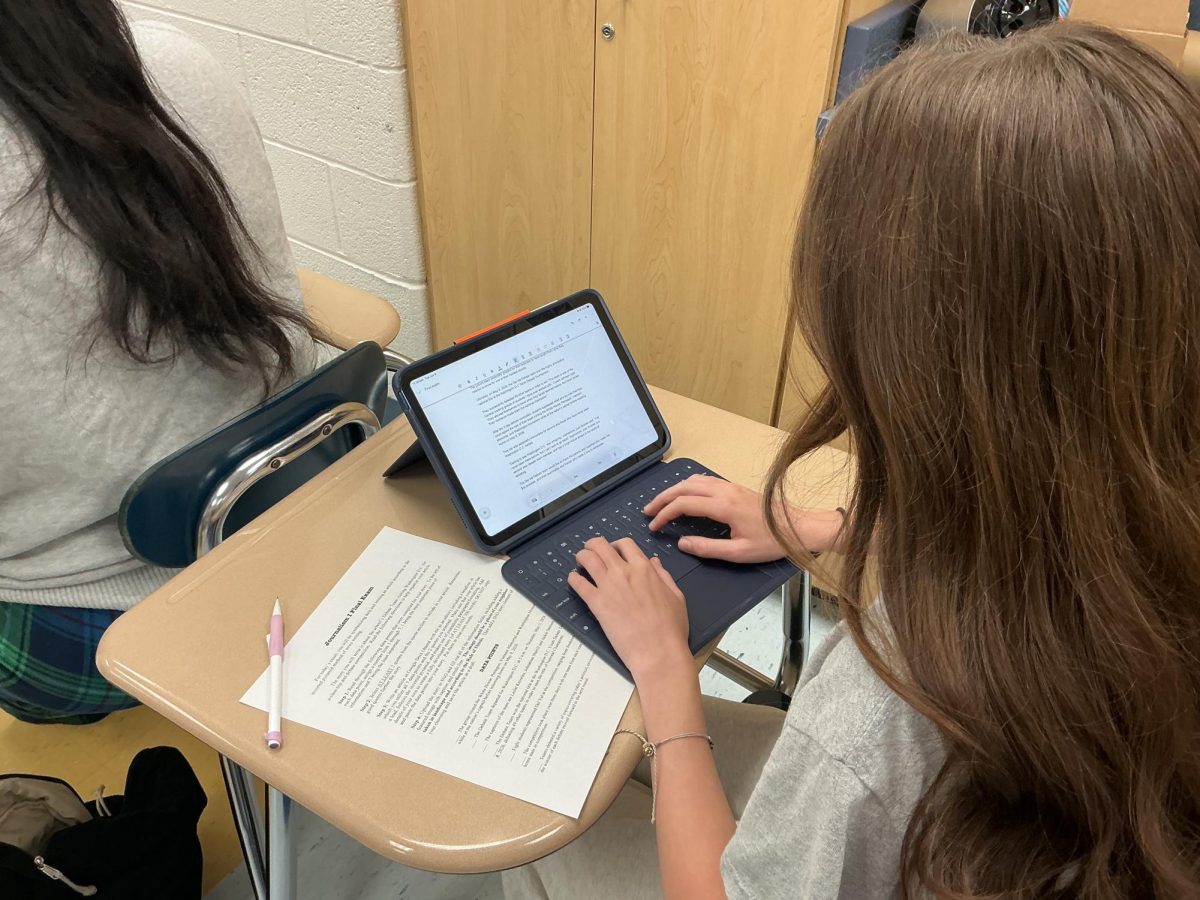 Bree Burns working hard to write up a script fast to take over the title 