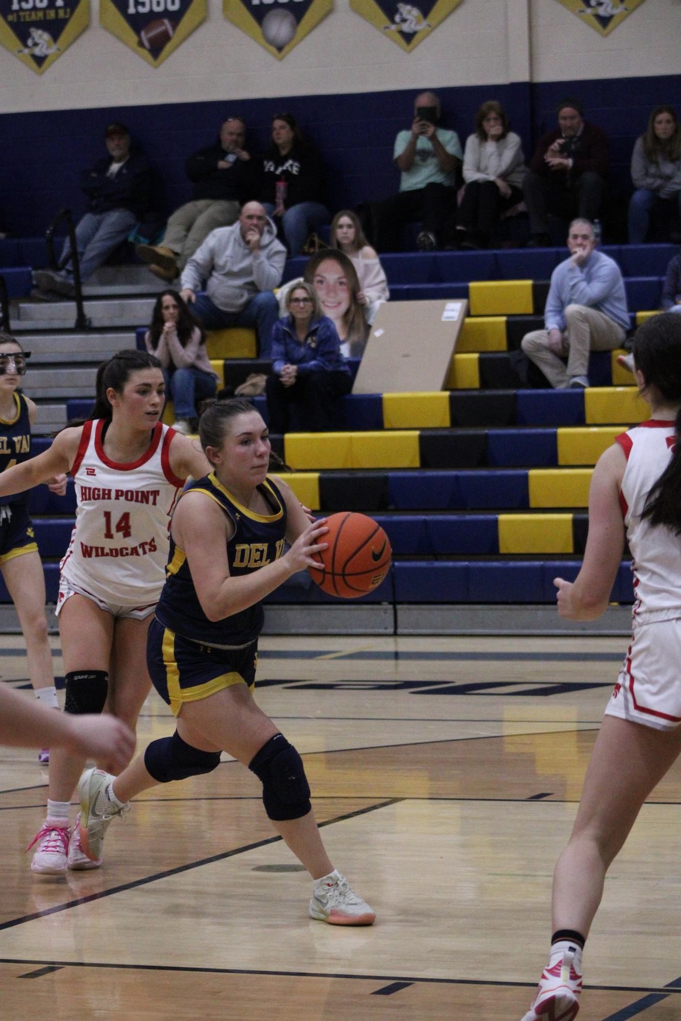 Three varsity sports, five records, Del Val's Margaret Simpson
