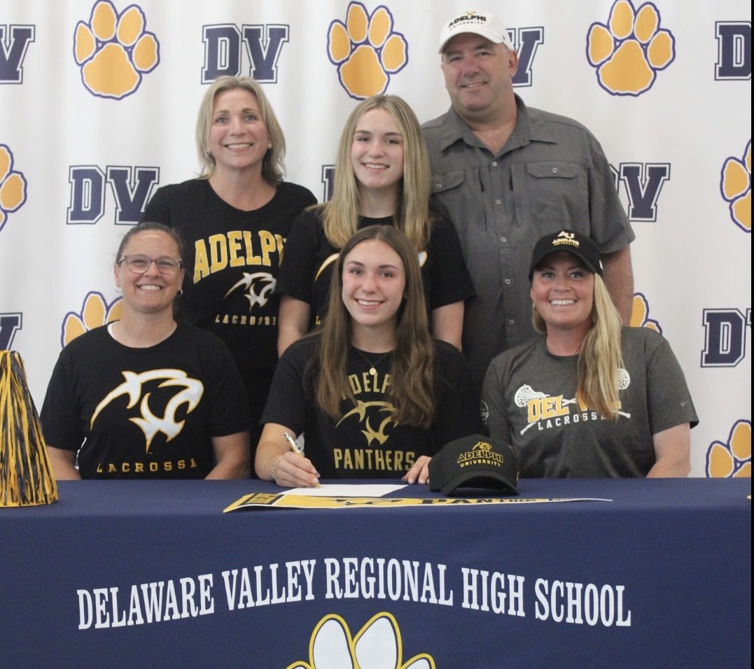 Three varsity sports, five records, Del Val's Margaret Simpson