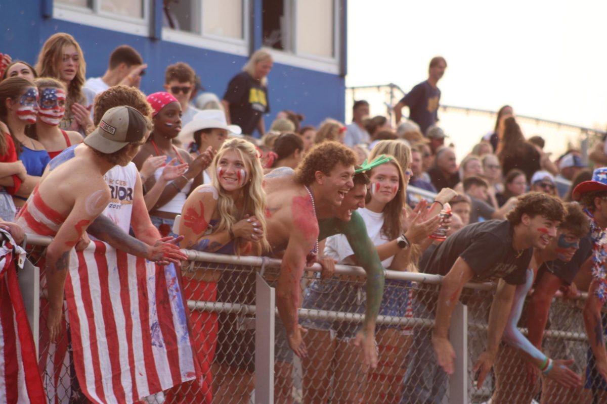 Fans in the Dawg Pound cheer on the Terriers at last season's Red, White and Blue game. The America themed game has been an crowd favorite for years.