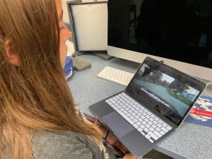 A Del Val student watches the trailer for a new true crime documentary called "The Crash." Everyone who has seen the case wonders what really happened.