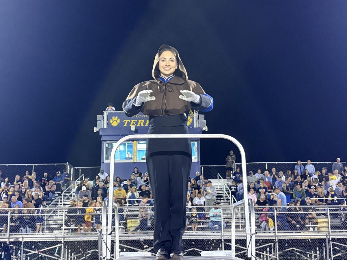 Golden Regiment preformes at halftime