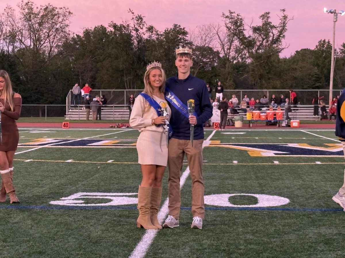 Sadie Erling and Thomas Denvir are this year's homecoming king and queen.