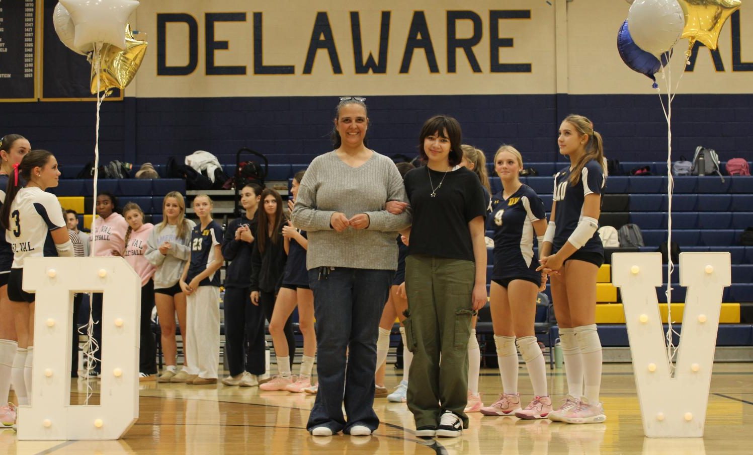 Volleyball celebrates its 2027 seniors