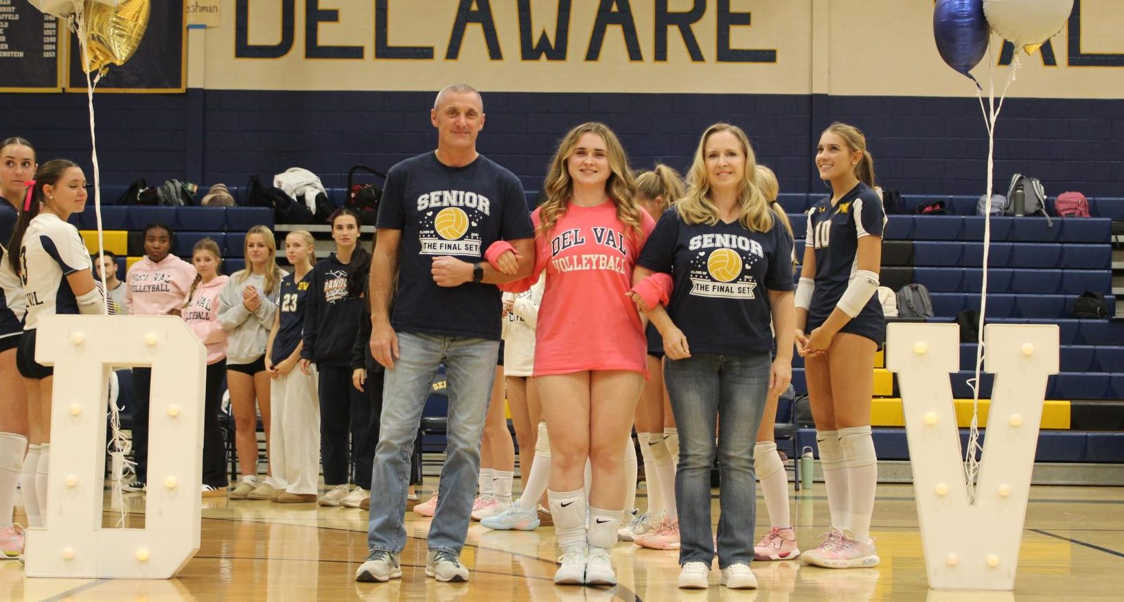 Volleyball celebrates its 2027 seniors